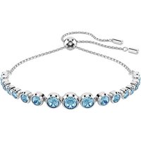 Swarovski Armband Schmuck Geschenk Imber Tennis Armkette 5705450 5705451 5718204 5719282, mit Swarovski® Kristall blau