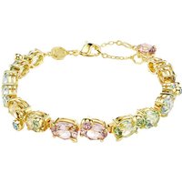 Swarovski Armband Schmuck Geschenk Gema Tennis Armkette, 5705808, mit Swarovski® Kristall blau|bunt|gelb|goldfarben|grün