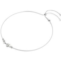Swarovski Edelstahlkette weiß