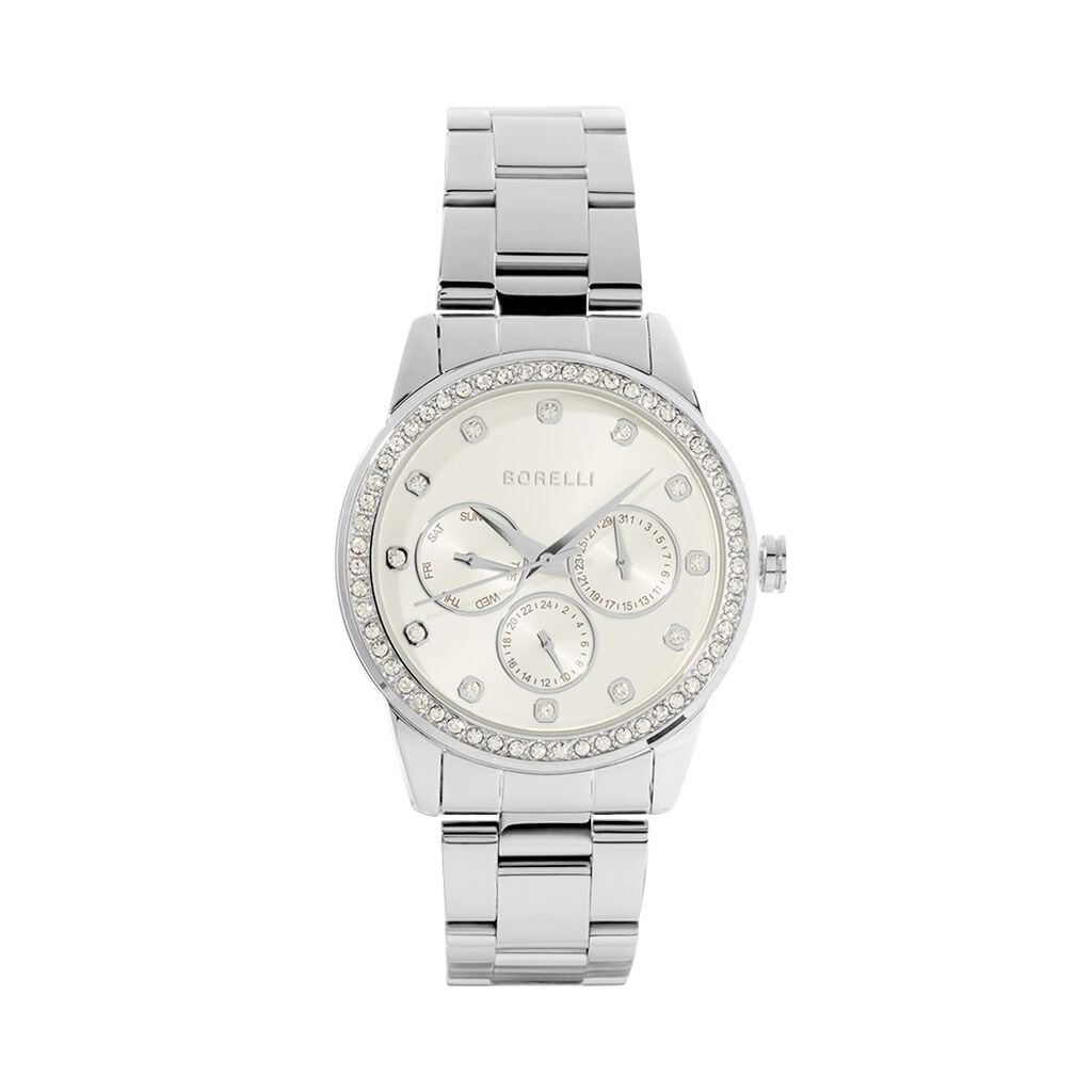 🦚 Borelli Damenuhr Munich WBJ0027-005 Quarz, Uhr mit Stein