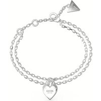 Guess Kette mit Einhänger All You Need is Love Charm Doppelarmband JUBB04211JWRH - Länge: 21 cm