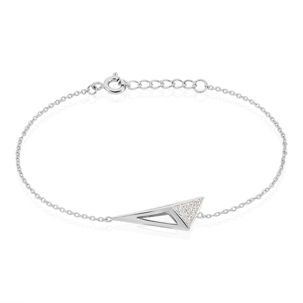 🦚 Damenarmband Silber 925 Zirkonia, Armband mit Stein