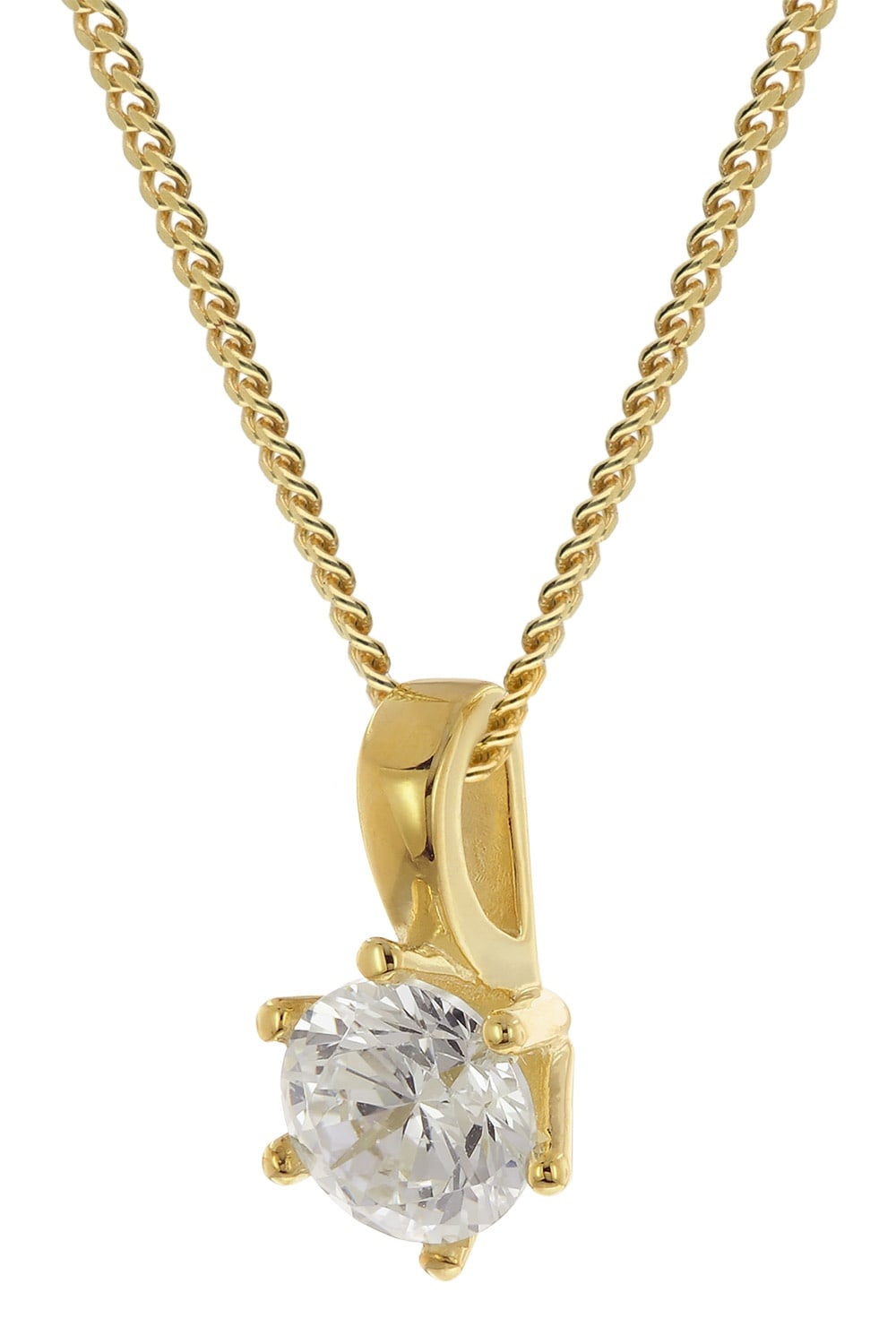 GLIZZ GL8794 Schmuck-Anhänger Gold 333/8K mit Halskette