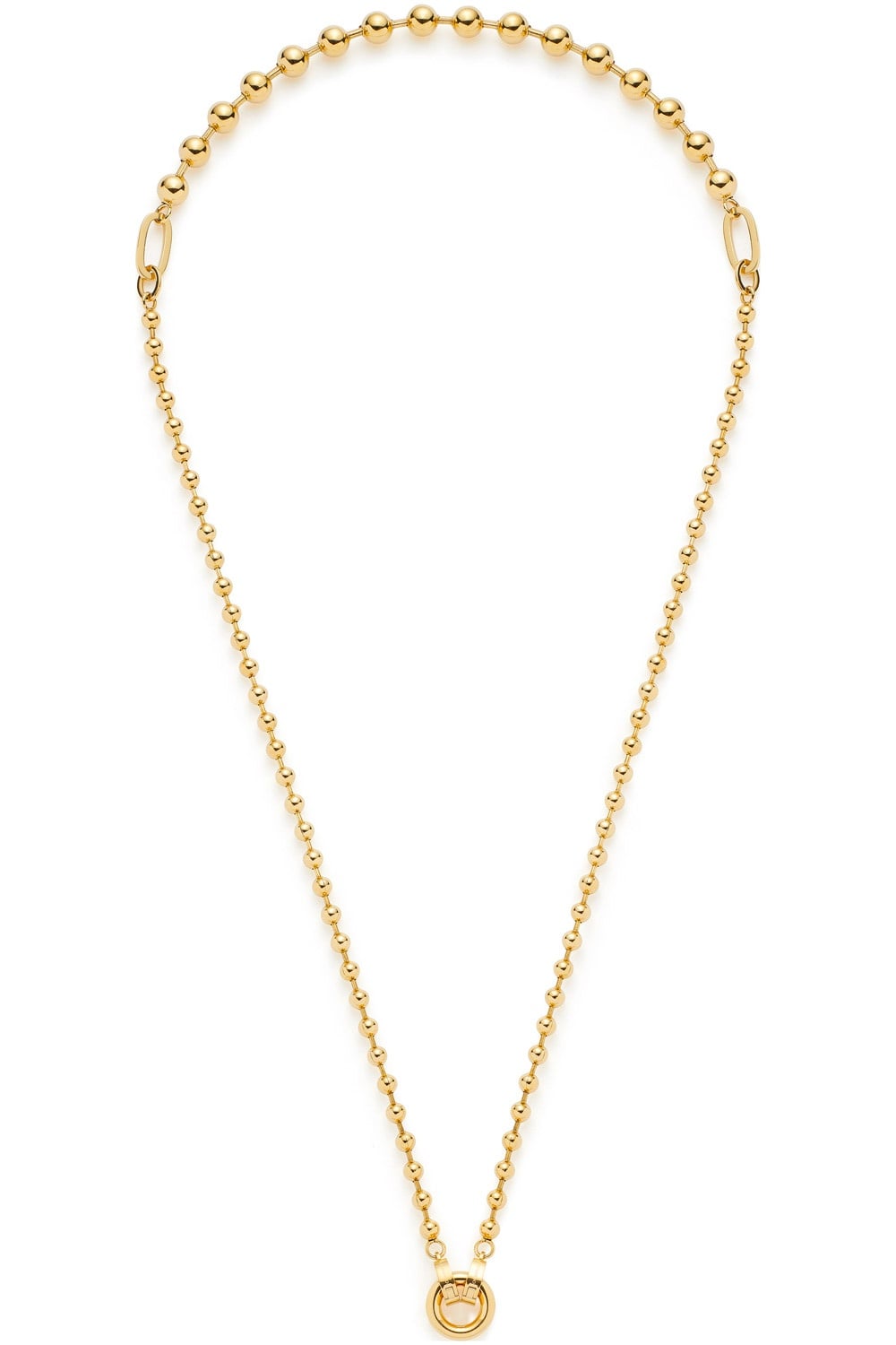 Leonardo 024923 Damen-Kette Dotty Goldfarben 60 cm Clip & Mix