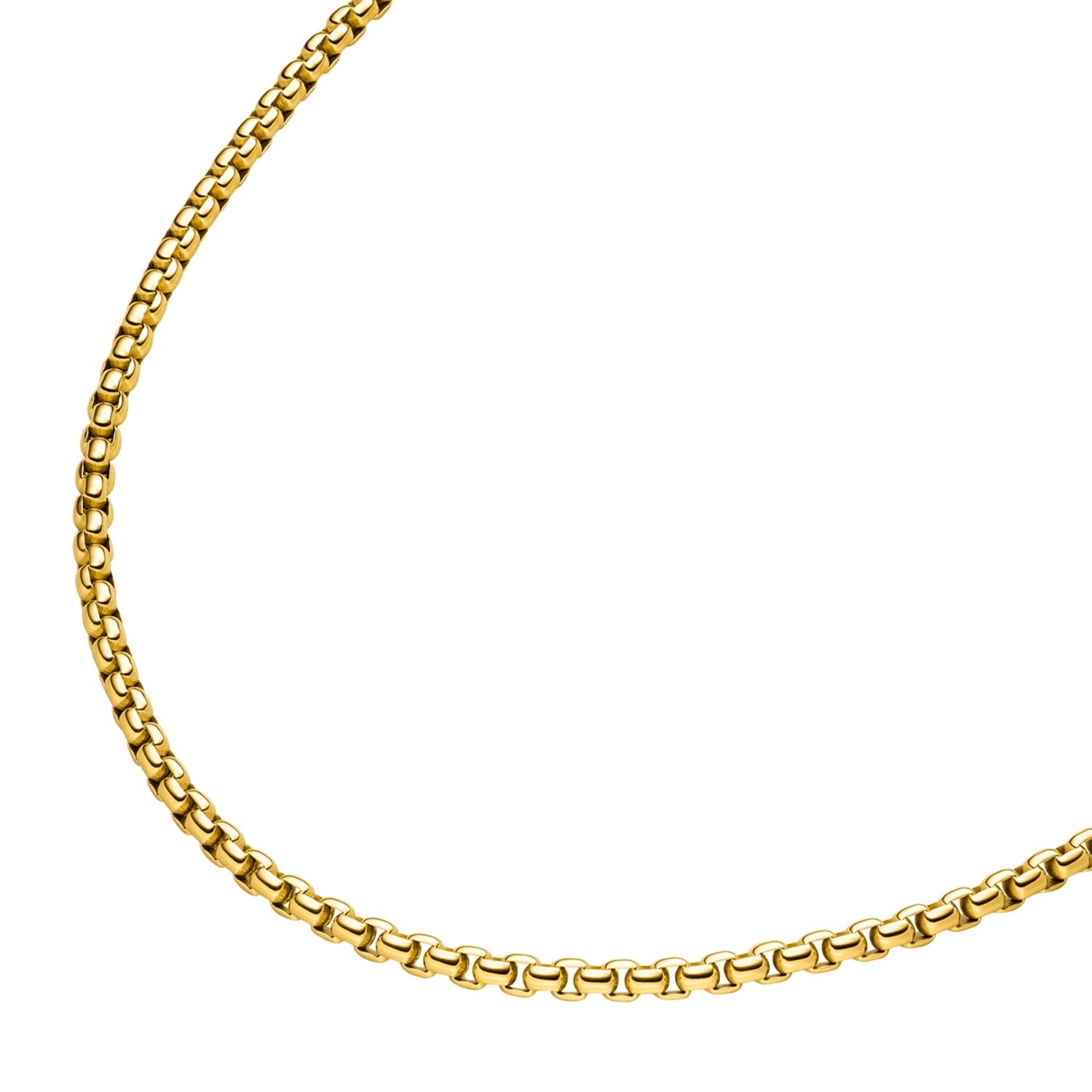 Boccia 08085-02 Damencollier Titan Goldfarben 4 mm