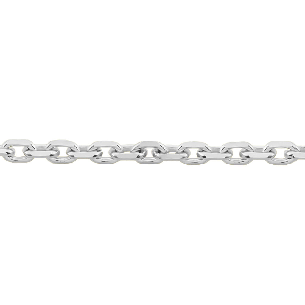 🦚 SINGAPUR Unisex Kette Weißgold 585 (14 Karat) B 1,3 mm, Kette ohne Stein