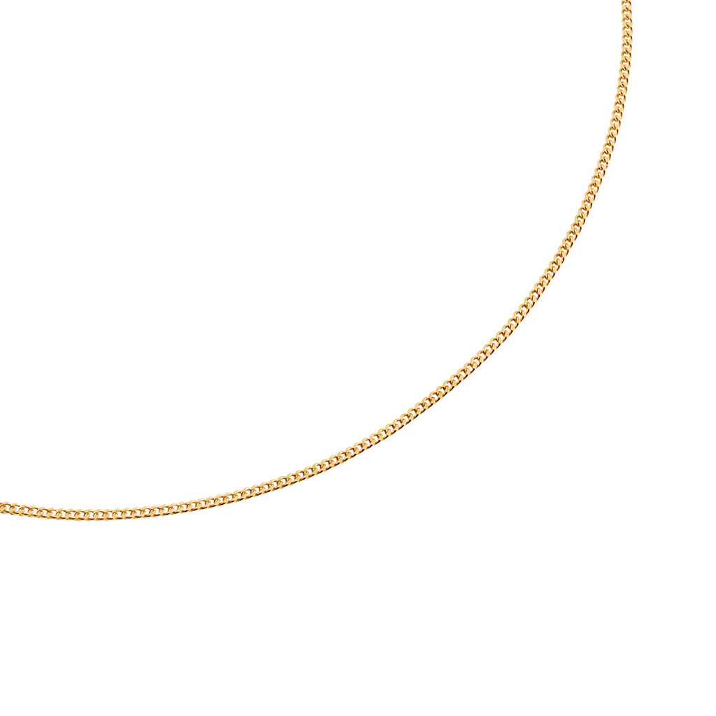 🦚 Unisex Kette Gold 585 4,5cm, Kette ohne Stein