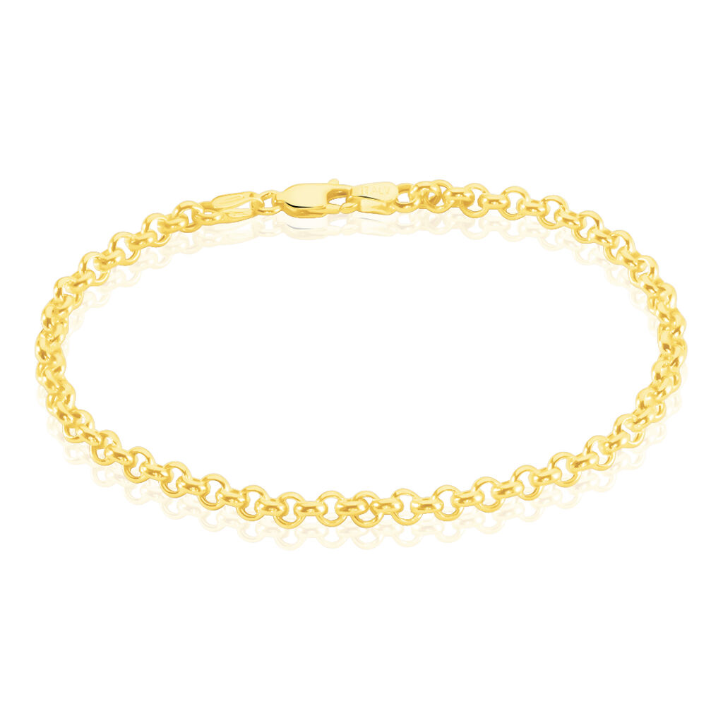 🦚 RAKKA Damen Armkette Gold 585 (14 Karat), Armkette ohne Stein