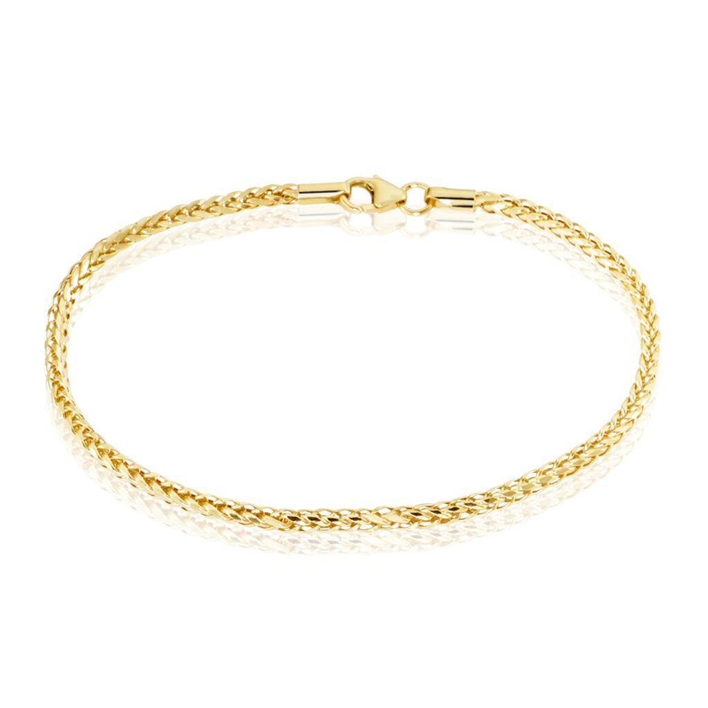 🦚 Unisex Armkette Gold 585 (14 Karat) B 2 mm, Armkette ohne Stein