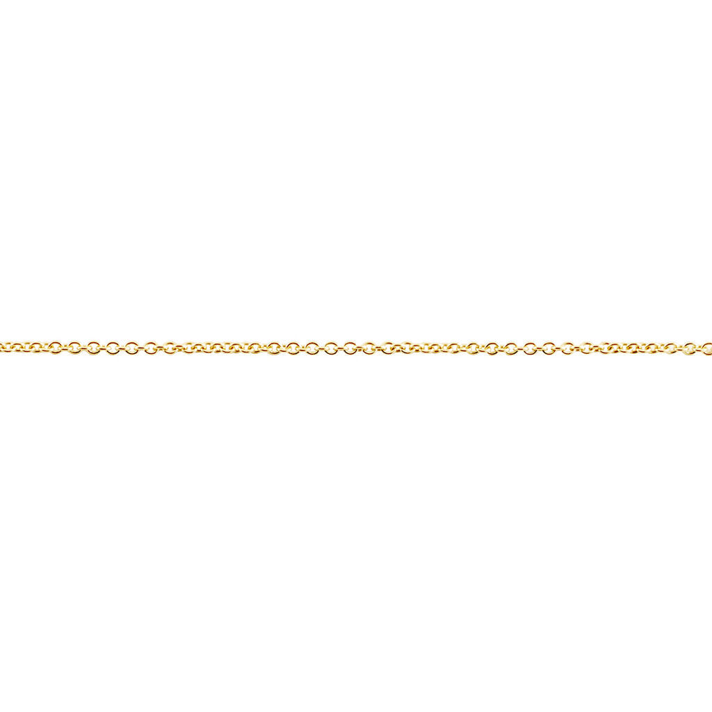 🦚 ANKER RUND 3 Unisex Kette Gold 375 (9 Karat) B 2 mm, Kette ohne Stein