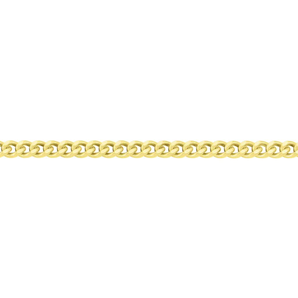🦚 PANZER 3 Unisex Kette Gold 375 (9 Karat) B 1,7 mm, Kette ohne Stein