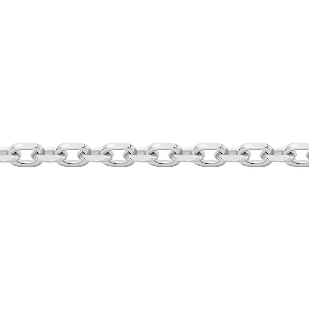 🦚 ANKER DIA. 3 Unisex Kette Weißgold 375 (9 Karat) B 1,25 mm, Kette ohne Stein
