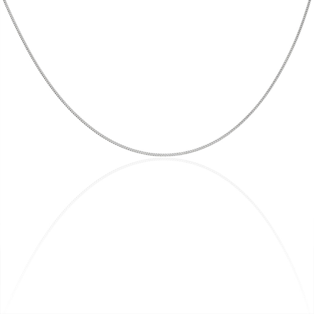 🦚 PANZER S FLACH 1 Damen Kette Silber 925 B 1,4 mm, Kette ohne Stein