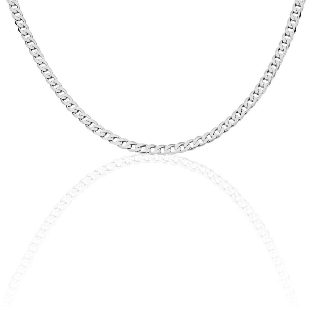 🦚 PANZER S 8 Unisex Kette Silber 925 B 5 mm, Kette ohne Stein