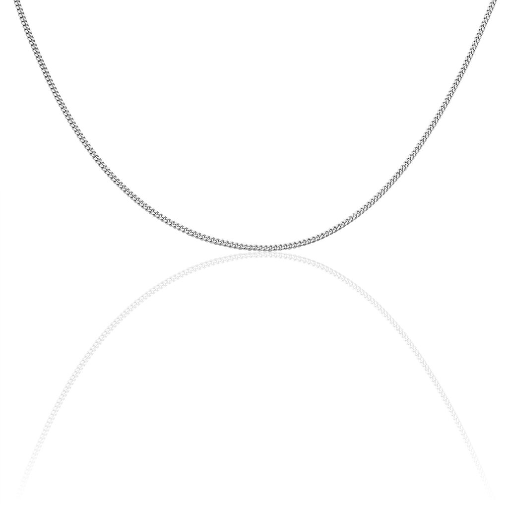 🦚 PANZER S Unisex Kette Silber 925 B 1,7 mm, Kette ohne Stein
