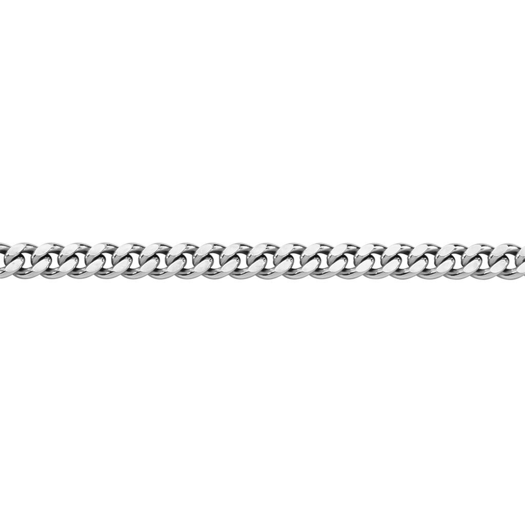 🦚 PANZER S Unisex Kette Silber Silber 925 B 2,1 mm, Kette ohne Stein
