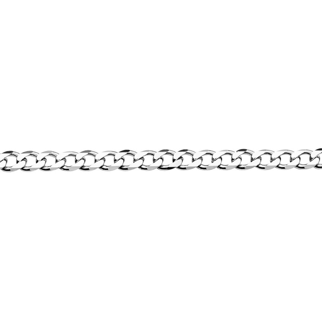 🦚 PANZER S Unisex Kette Silber 925 B 3 mm, Kette ohne Stein