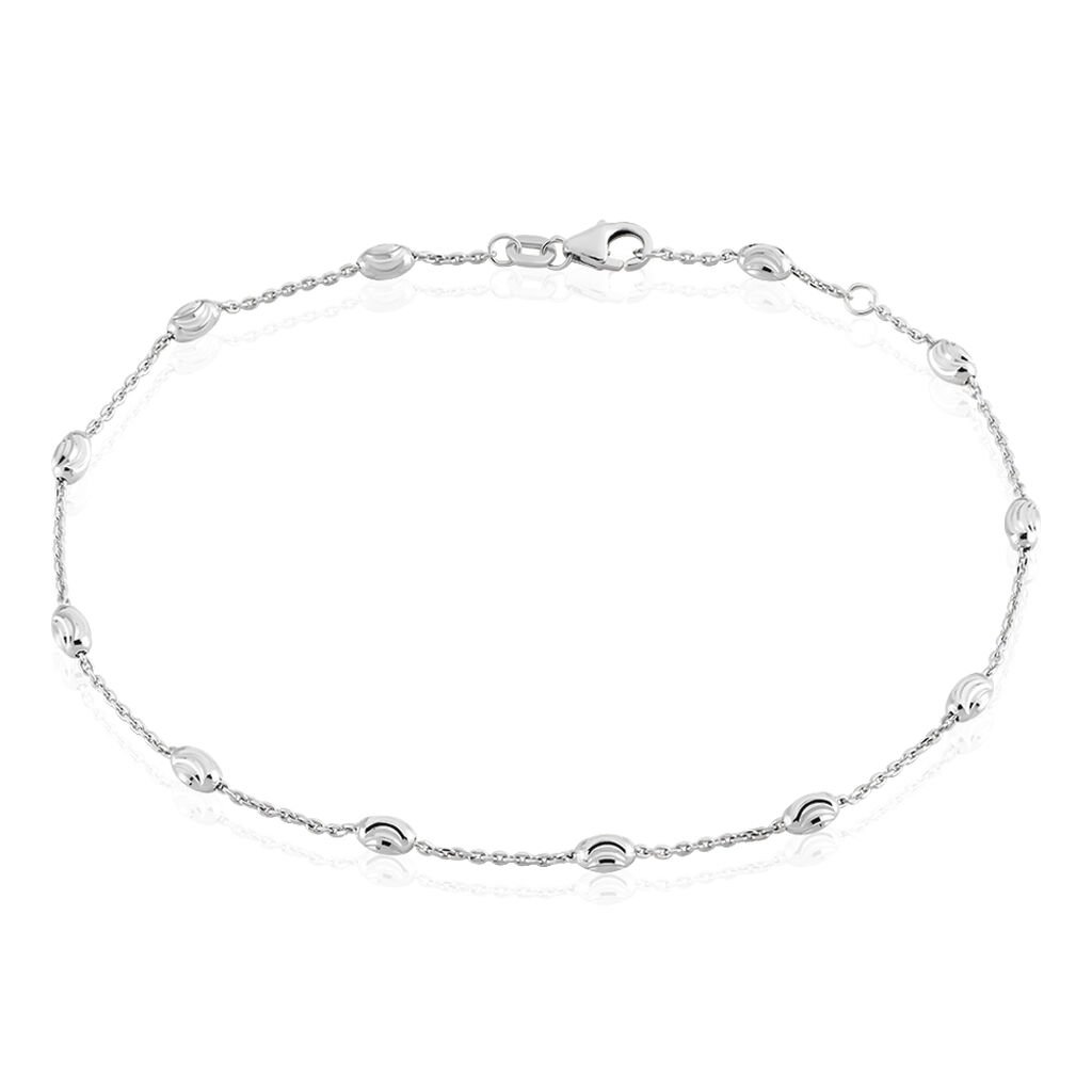🦚 ANKER S KUGEL Damen Fußkette Silber 925, Fußkette ohne Stein