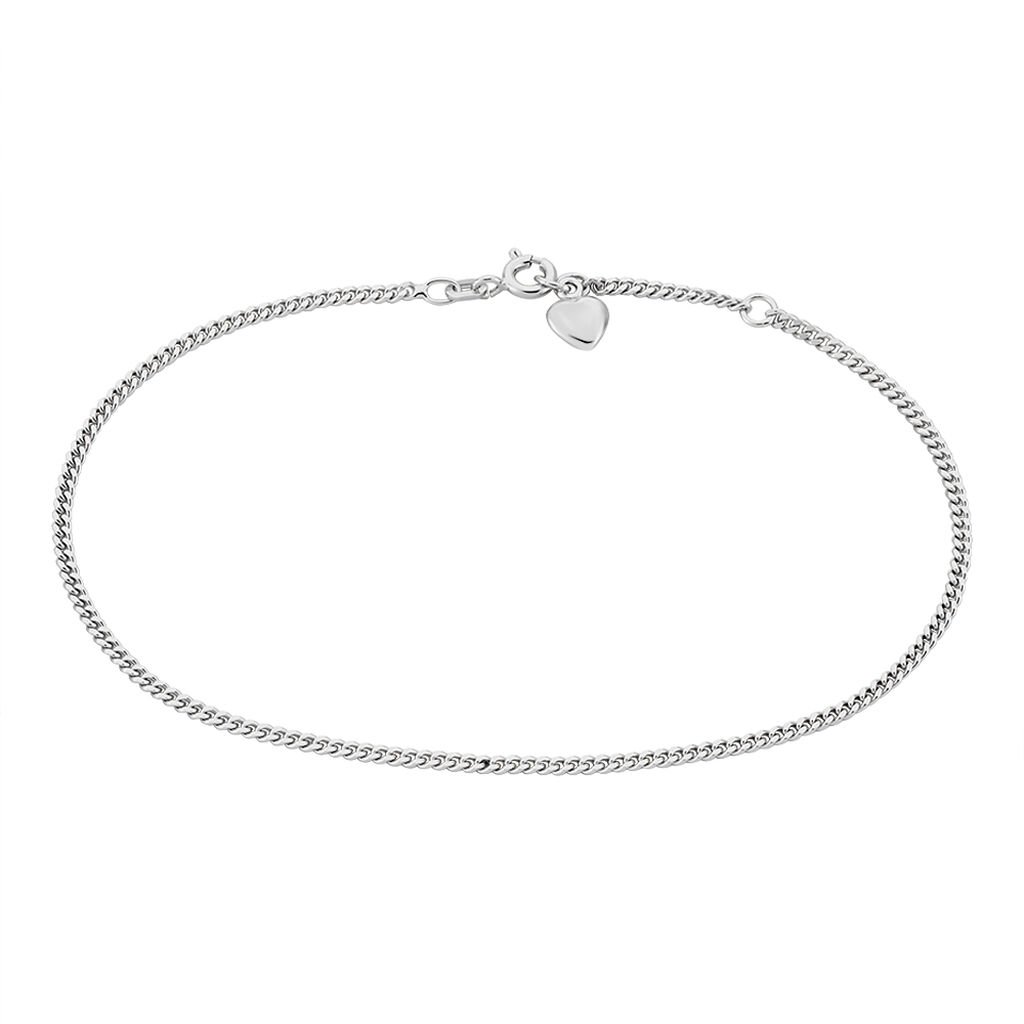 🦚 Damen Fußkette Silber 925, Fußkette ohne Stein