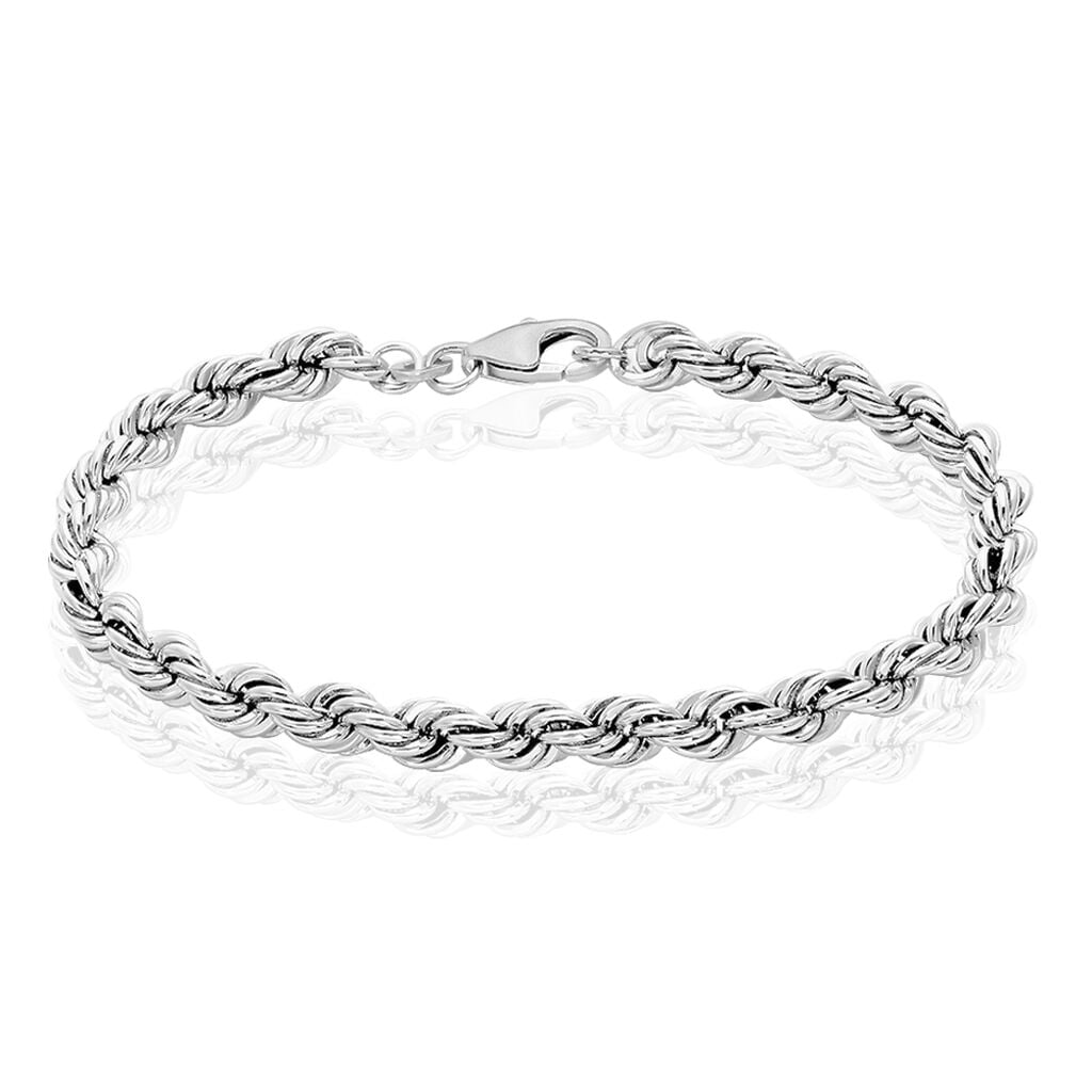 🦚 KORDEL S 2 Damen Armkette Silber 925 B 4 mm, Armkette ohne Stein