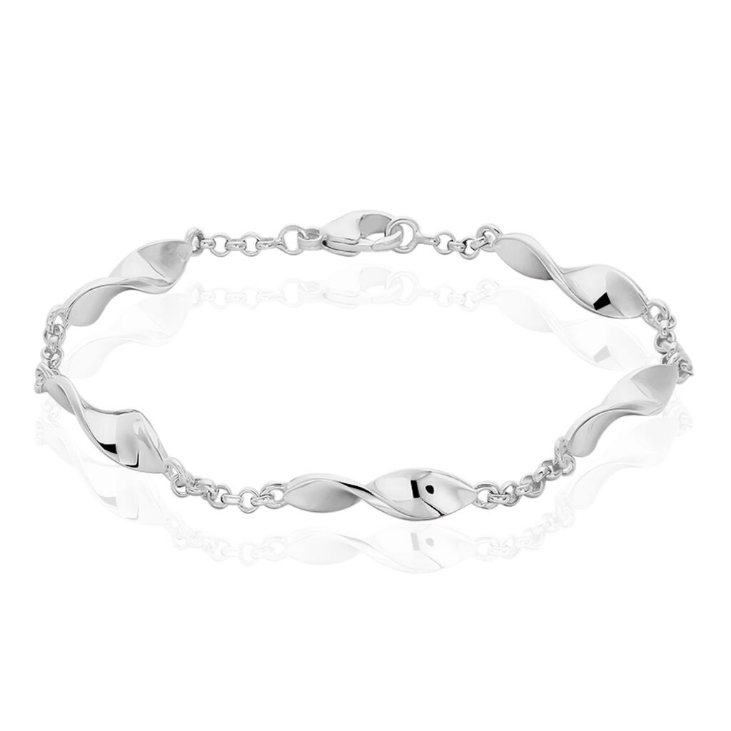 🦚 Damen Armband Silber 925 B 3 mm, Armband ohne Stein