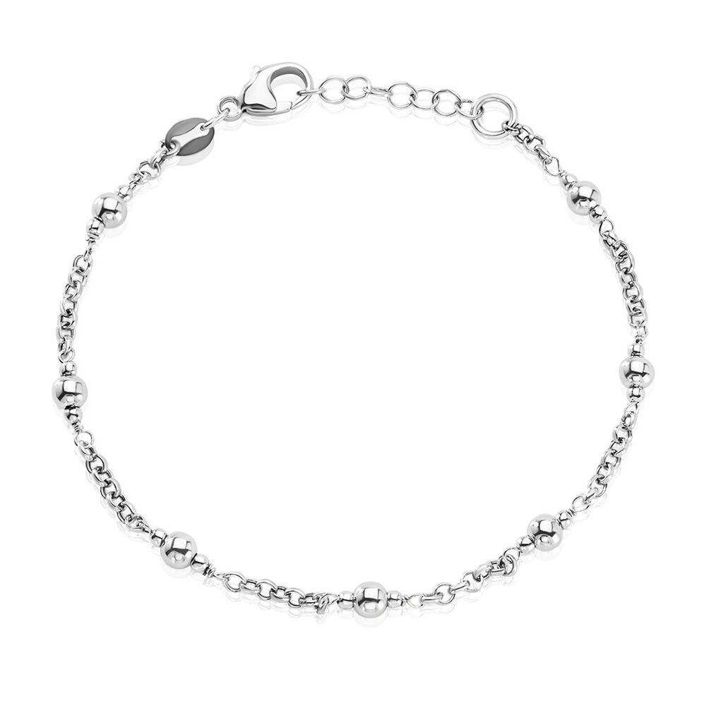 🦚 MARIANNA Damen Armband Silber 925 Ball B 2,5 mm, Armband ohne Stein
