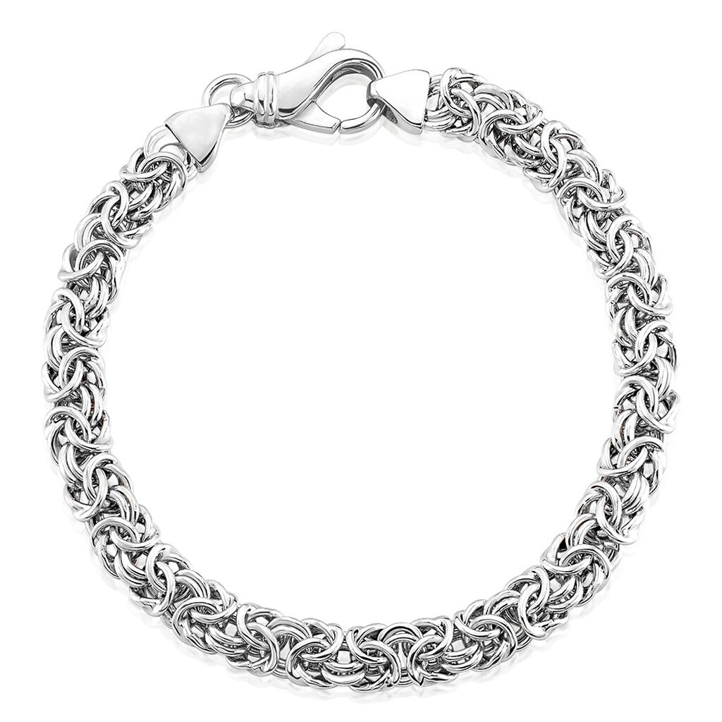 🦚 QUINN Damen Armkette Silber 925 B 8 mm, Armkette ohne Stein
