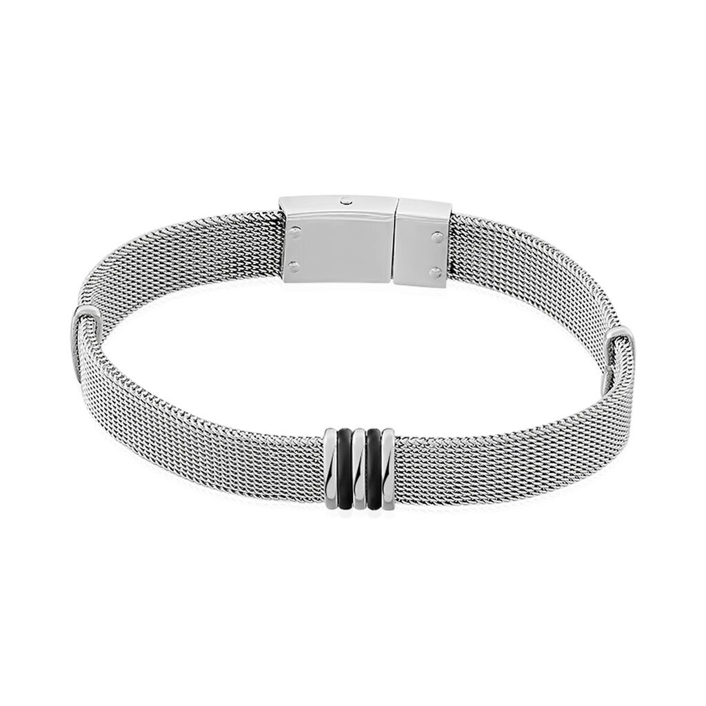 🦚 DINKO Herren Armband Edelstahl, Armband ohne Stein
