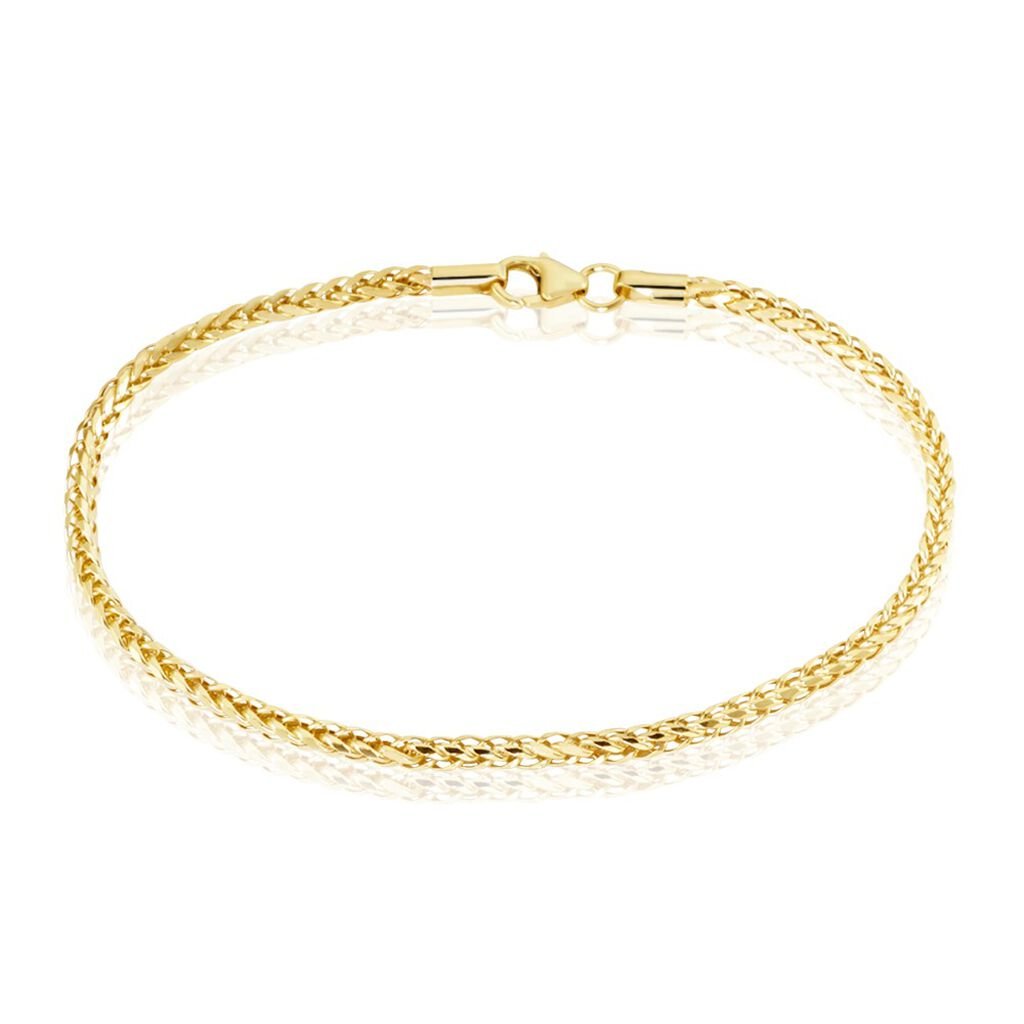 🦚 Unisex Armkette Gold 585 (14 Karat) B 2 mm, Armkette ohne Stein