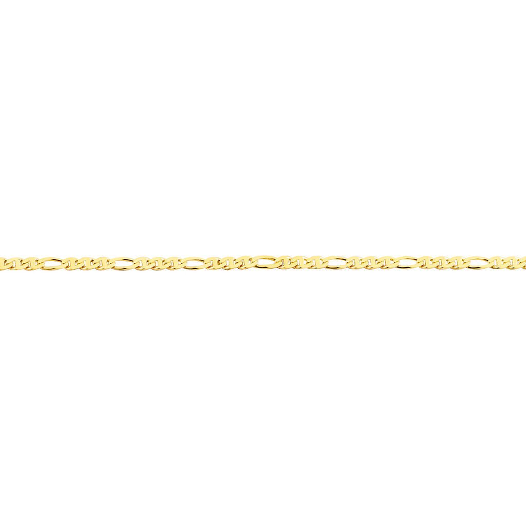 🦚 PANZERSTEG Unisex Kette Gold 375 (9 Karat) B 2,5 mm, Kette ohne Stein