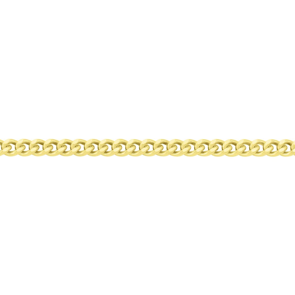 🦚 PANZER 3 Unisex Kette Gold 375 (9 Karat) B 1,7 mm, Kette ohne Stein