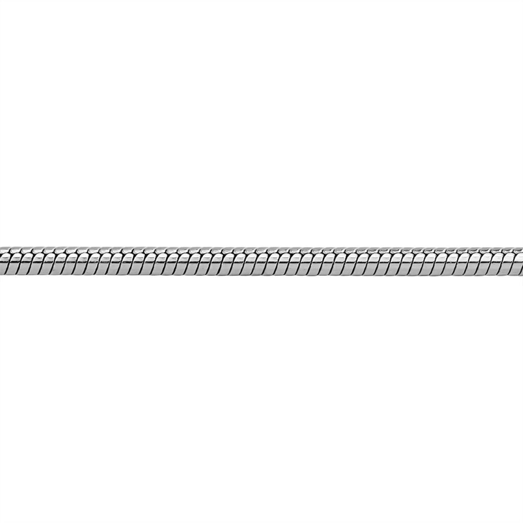 🦚 SCHLANGE S 2 Damen Kette Silber 925 B 1,1 mm, Kette ohne Stein