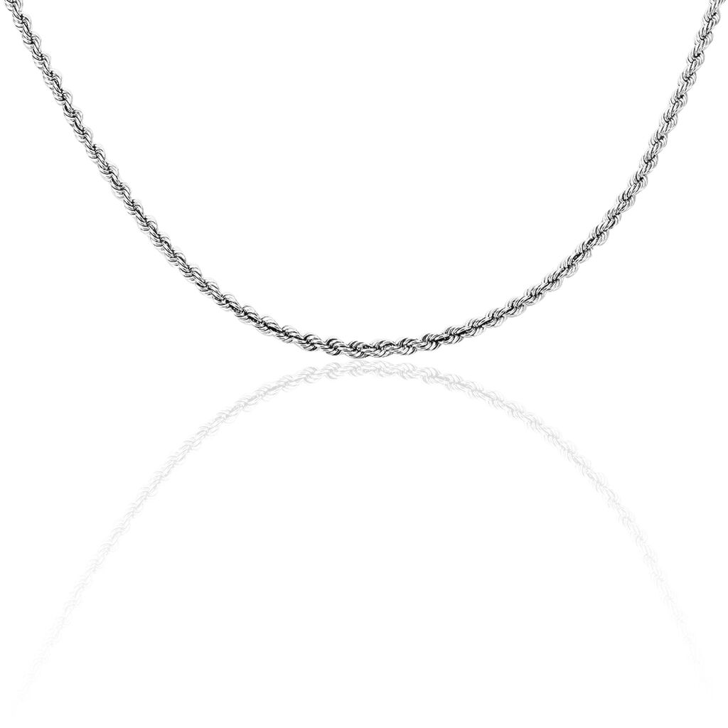 🦚 KORDEL S Damen Kette Silber 925 B 3 mm, Kette ohne Stein