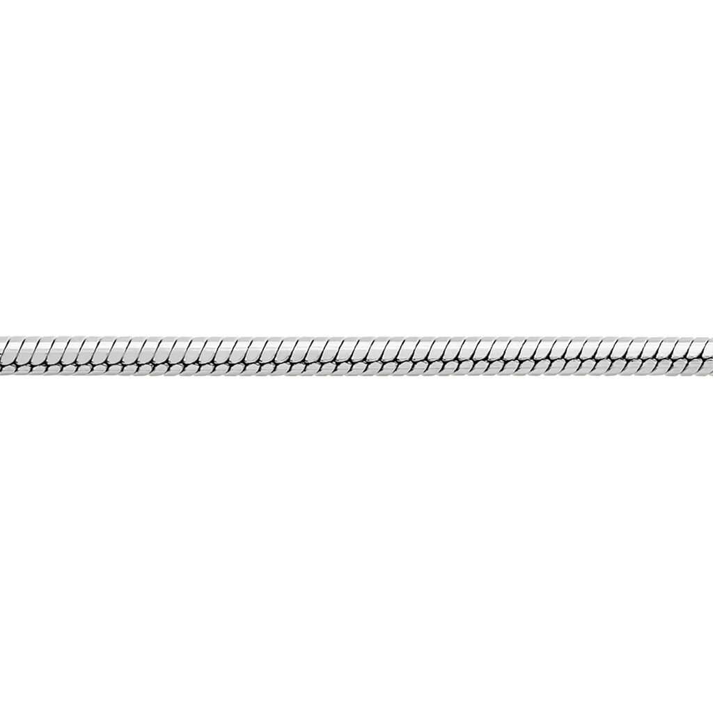 🦚 SCHLANGE S 2 Damen Kette Silber 925 B 1,1 mm, Kette ohne Stein