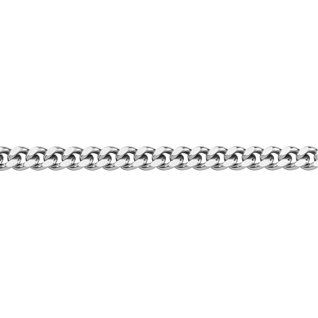 🦚 PANZER S Unisex Kette Silber Silber 925 B 1,7 mm, Kette ohne Stein