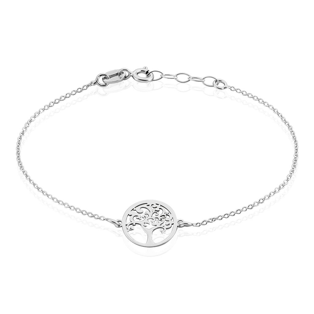 🦚 ISABEL Damen Armband Silber Silber 925 Lebensbaum, Armband ohne Stein