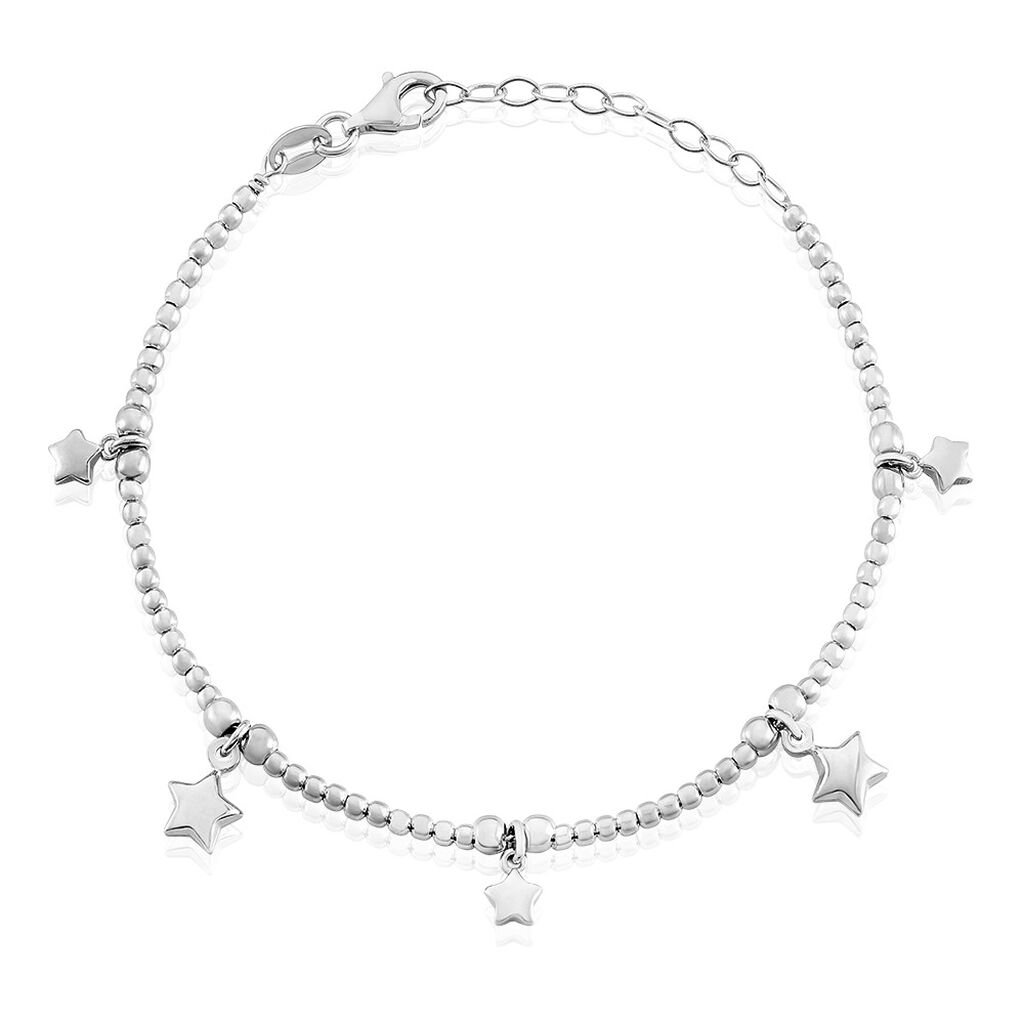 🦚 ARAYA Kinder Armband Silber Silber 925 Stern B 2,5 mm, Armband ohne Stein