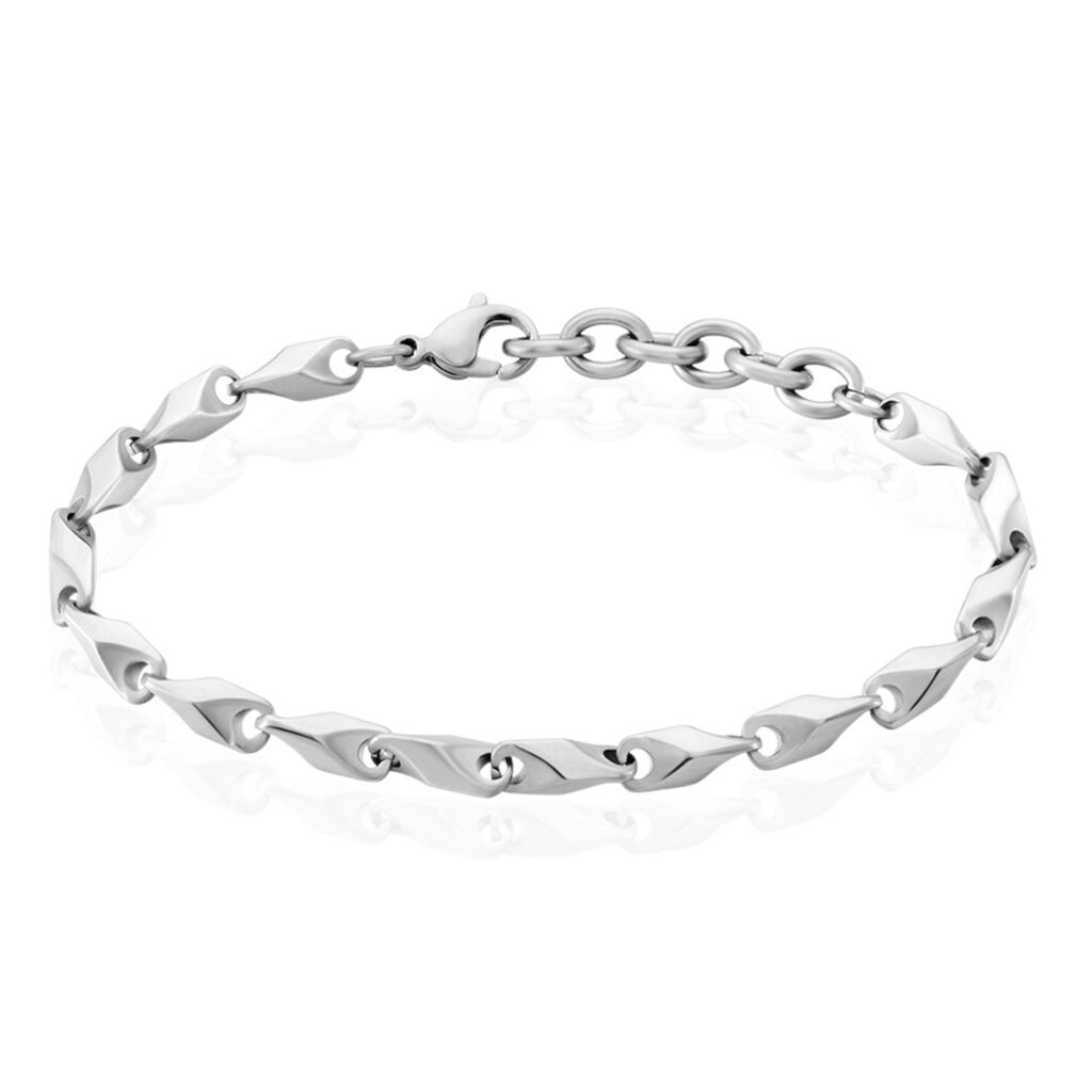 🦚 ARRAV Herren Armband Edelstahl B 3 mm, Armband ohne Stein