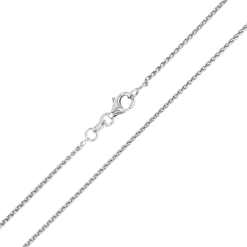 Silber-Zopfkette - 3,44 g - 50 cm