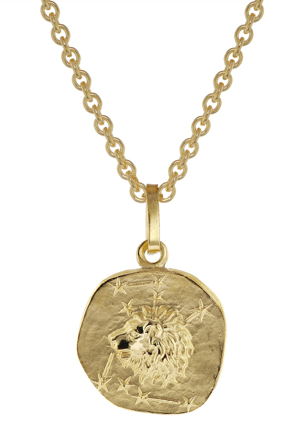 trendor 75905-08 Sternzeichen für Kinder Löwe Gold 333 Anhänger + Halskette
