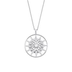🦚 Maxikette für Damen aus 925er Silber mit Zirkonia