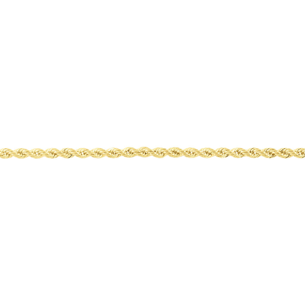 🦚 MAILLE Damen Kette Gold 375 (9 Karat) B 3 mm, Kette ohne Stein