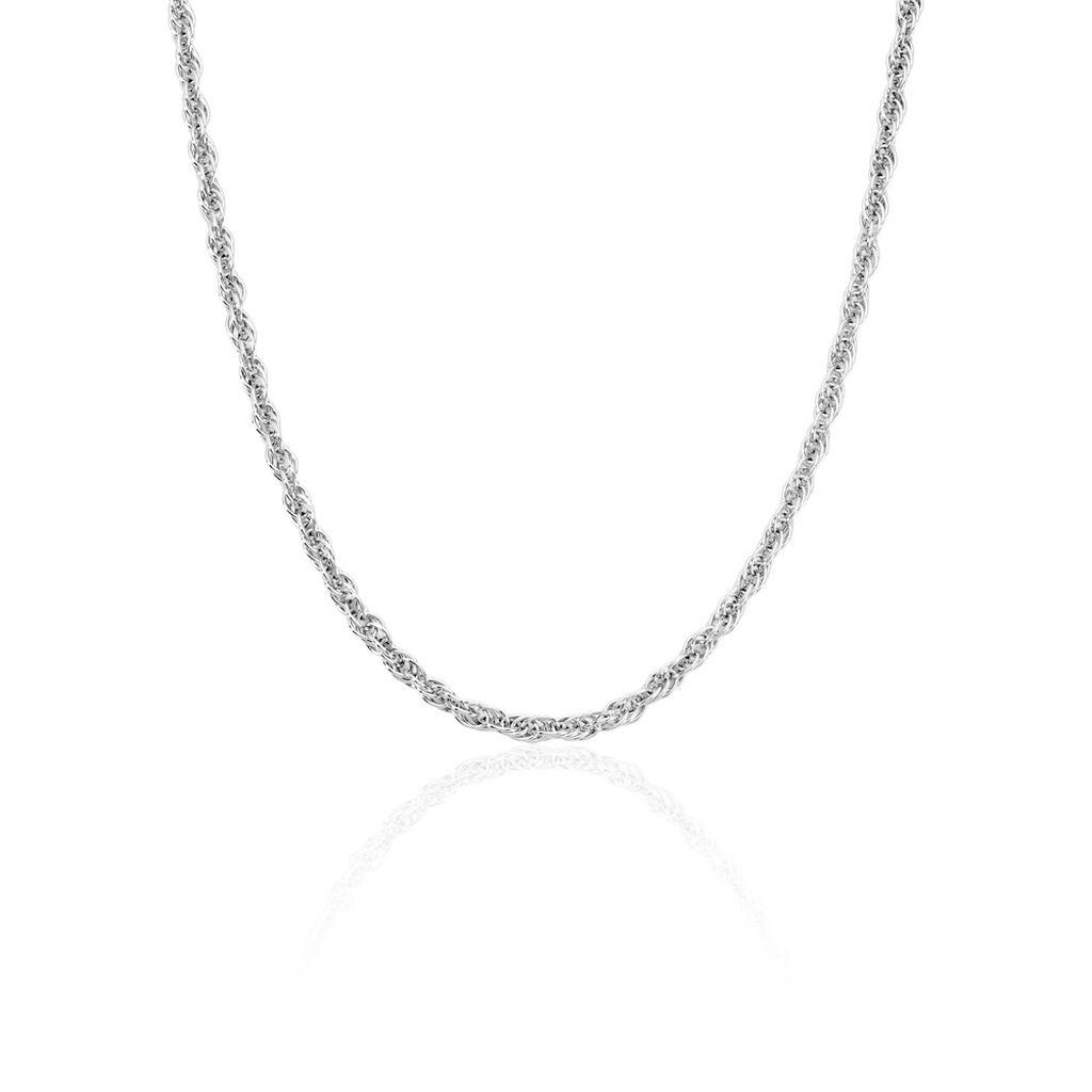 🦚 KORDEL Damen Kette Silber 925 B 2,5 mm, Kette ohne Stein