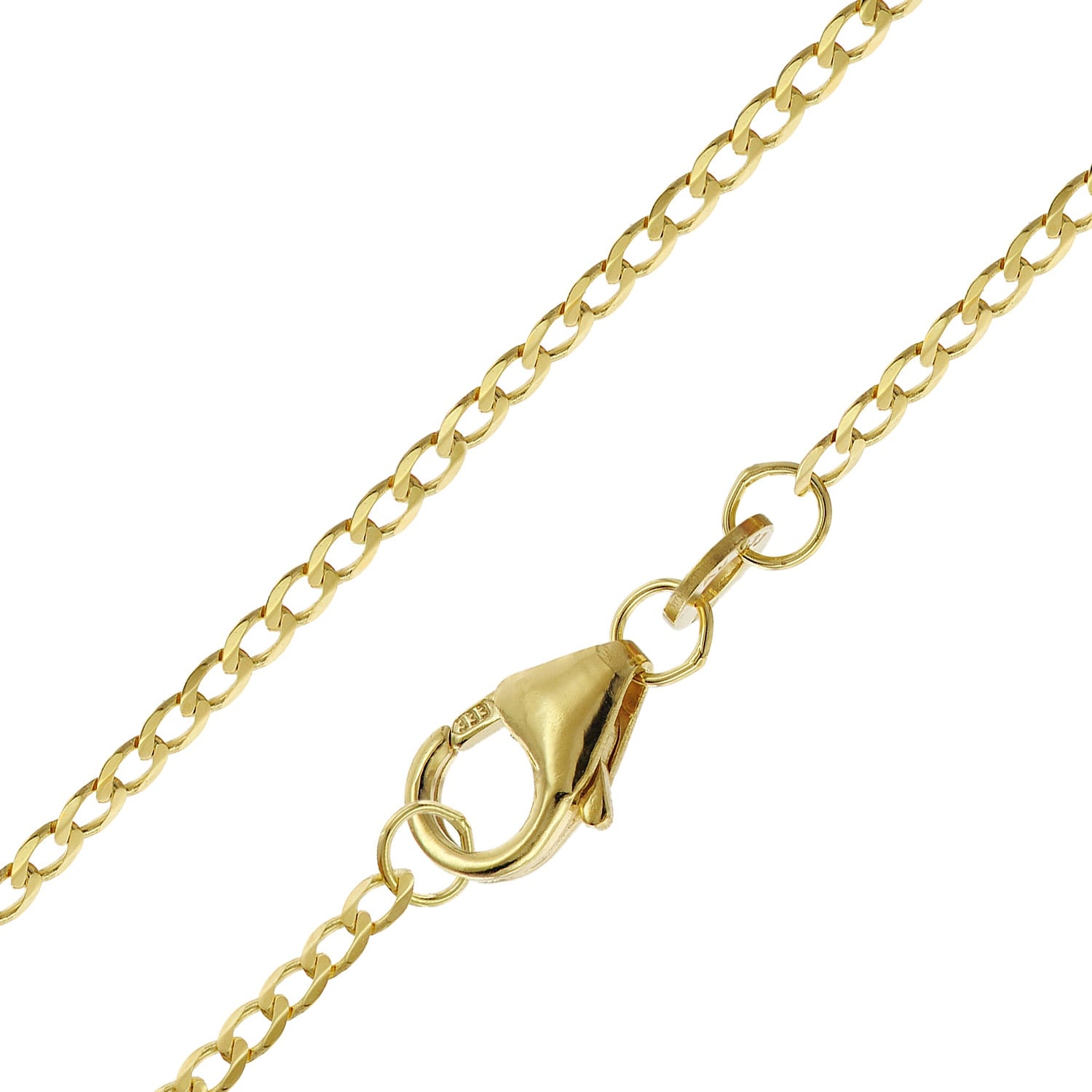trendor 35683 Panzerkette für Anhänger Gold 333/8K Collierkette 1,6 mm