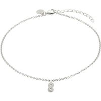Xenox Damen-Fußkette Kollektion Power Tower Silber XS3532
