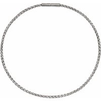 Ernstes Design Damen Halskette Zopfkette Silber 50cm AK9-50