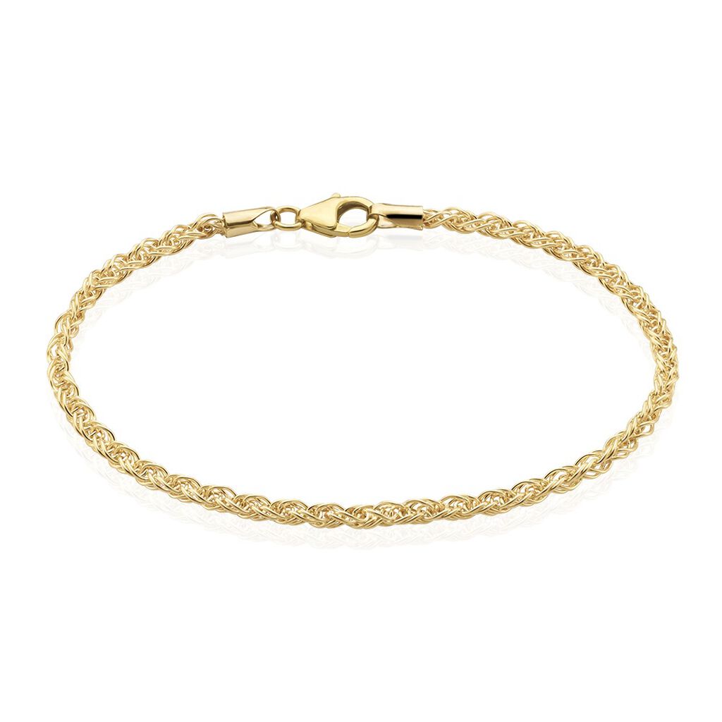 🦚 MAY Damen Armkette Gold 375 (9 Karat), Armkette ohne Stein