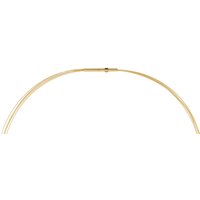Ernstes Design Damen Halsreif 5-Fach Drahtseil Länge 42cm Gold DS5C-GG-42