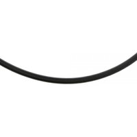 Ernstes Design Kautschukhalsreif 42cm Schwarz KS4C.42