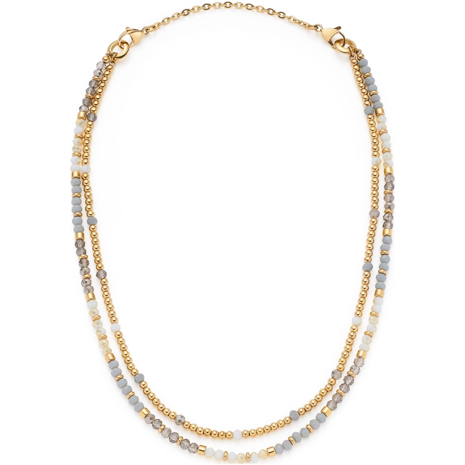Leonardo 024809 Damen-Halskette Bernadette 50 cm Goldfarben